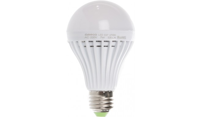 Omega LED лампочка E27 7W 2700K (42359)