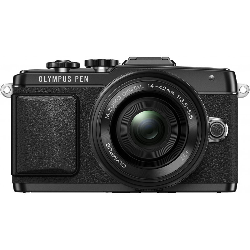 Olympus PEN Lite E-PL7 + 14-42mm EZ Kit, black - Mirrorless cameras ...