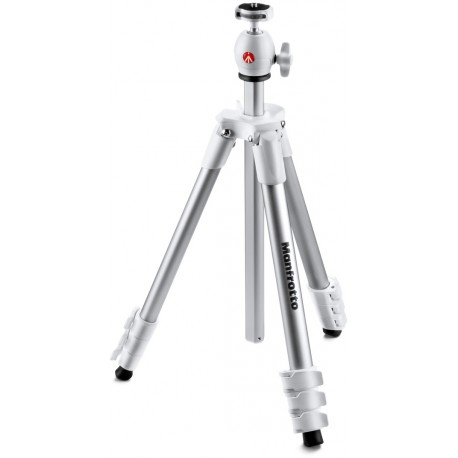 Manfrotto statiiv MKCOMPACTLT-WH, valge