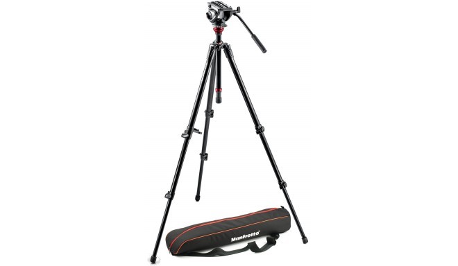 Manfrotto tripod set 755XBK + MVH500AH (no package)