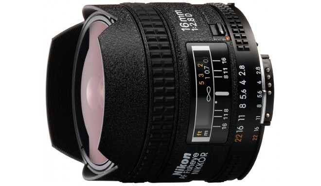 Nikon AF Nikkor 16mm f/2.8D objektiiv