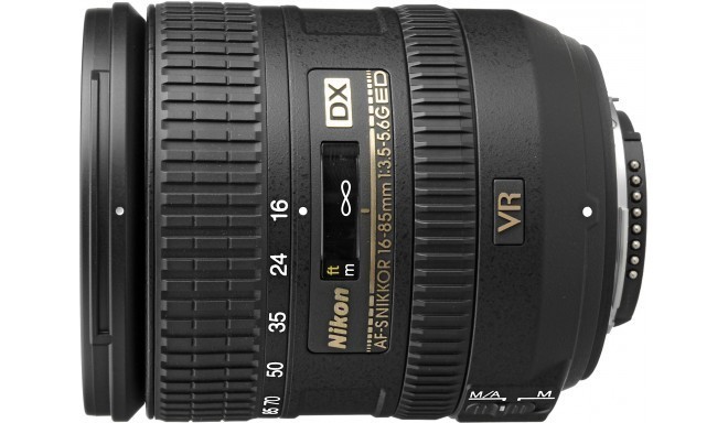 Nikon AF-S DX Nikkor 16-85mm f/3.5-5.6G VR objektīvs