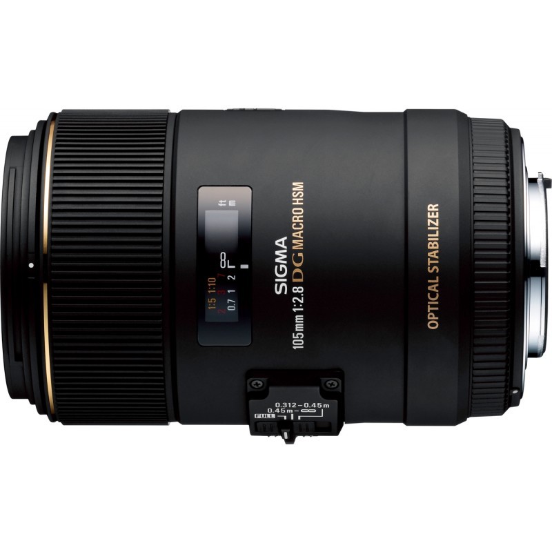 Sigma 105mm f/2.8 EX DG OS HSM Macro objektiiv Nikonile