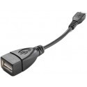 Vivanco kaabel microUSB - USB OTG (34761)