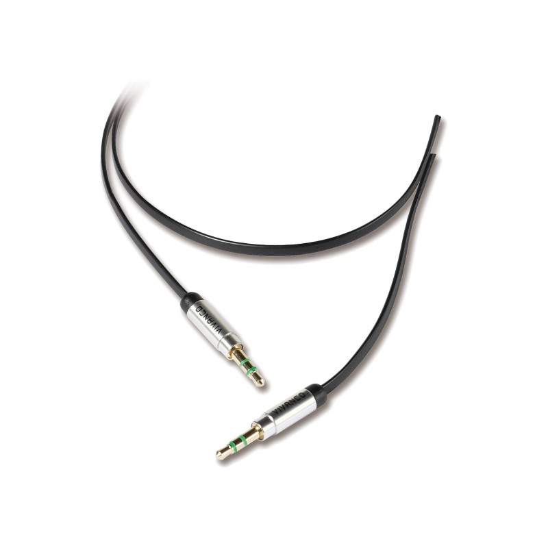 Vivanco cable 3.5mm - 3.5mm 0.5m (35486) - Cables - Nordic Digital