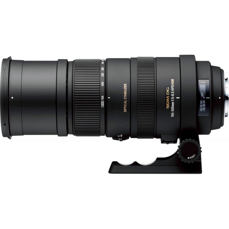Sigma 150-500mm f/5-6.3 APO DG OS HSM objektiiv Canonile