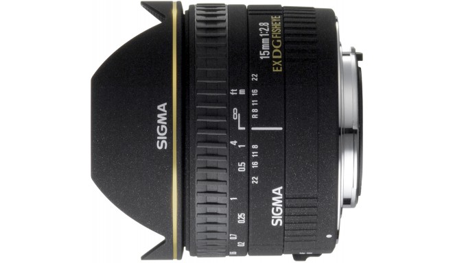 Sigma 15мм f/2.8 EX Fisheye объектив для Canon