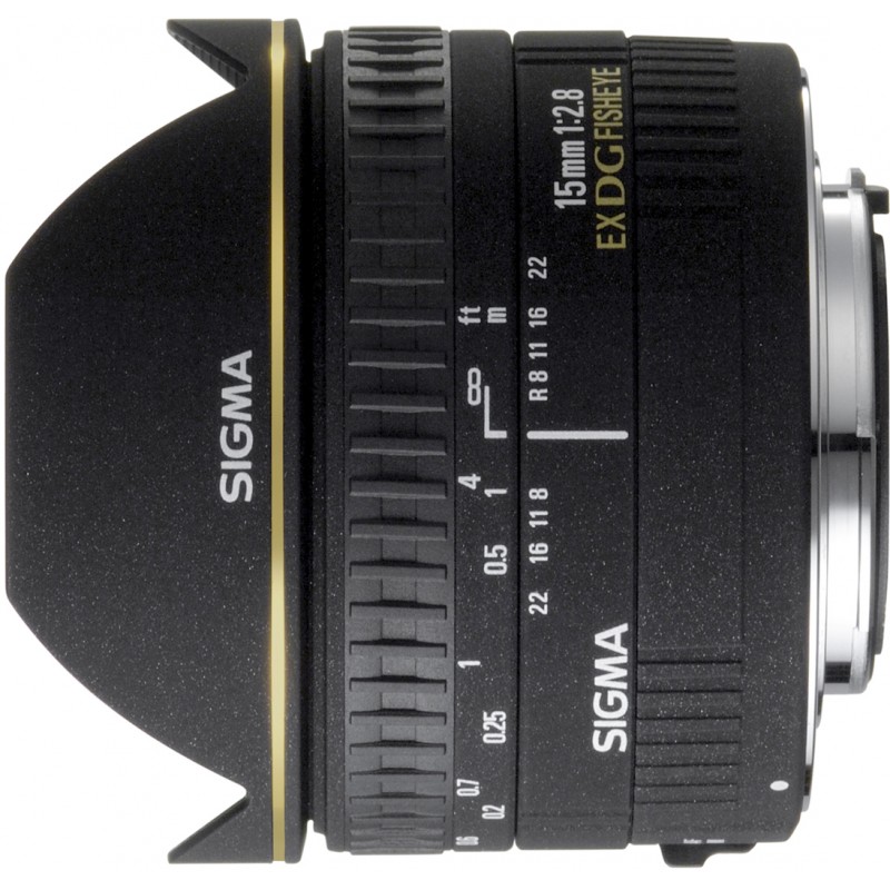 Sigma 15mm f/2.8 EX DG Diagonal Fisheye lens for Canon - Lenses ...