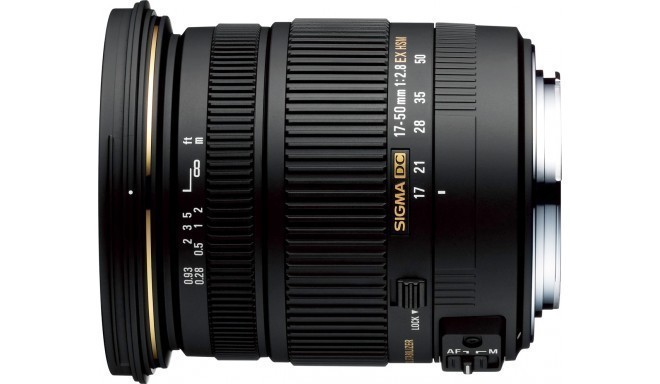 Sigma 17-50mm f/2.8 EX DC OS HSM objektiiv Canonile