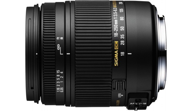 Sigma 18-250mm f/3.5-6.3 DC OS Macro HSM lens for Canon