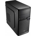 PC case AeroCool PGS QS-182 BLACK, USB3, Kensington Lock, bez zasilacza