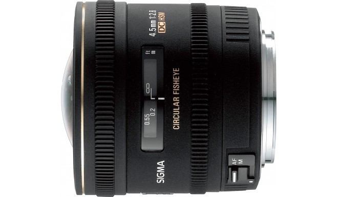Sigma 4.5mm f/2.8 EX DC Circular Fisheye lens for Canon