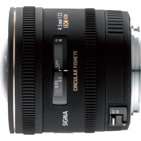 Sigma 4.5mm f/2.8 EX DC Circular Fisheye objektiiv Nikonile