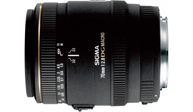Sigma 70мм f/2.8 EX DG Macro объектив для Nikon