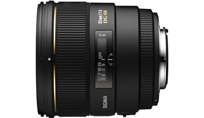 Sigma 85mm f/1.4 EX DG HSM objektiiv Canonile