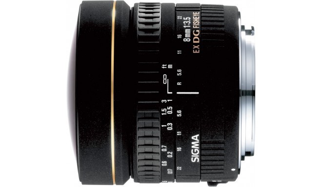 Sigma 8mm f/3.5 EX DG Circular Fisheye lens for Canon
