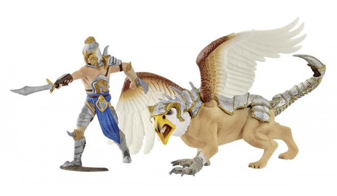 Schleich mängufiguur Eldrador võitleja Griffiniga