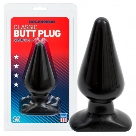 Doc Johnson Butt Plug Smooth Large Black Butt Plugs Photopoint