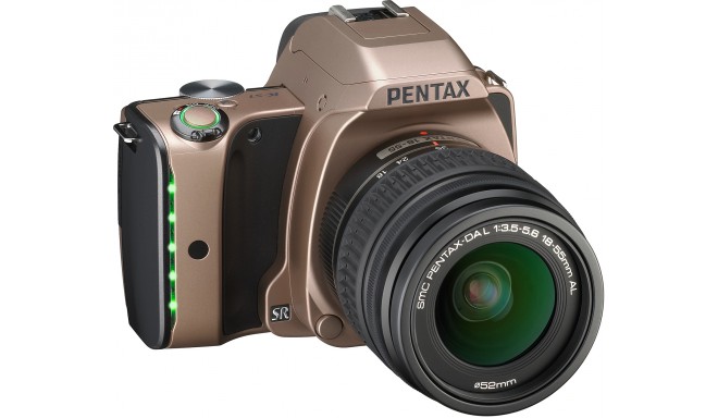 Pentax K-S1 + 18-55mm Kit, Dusk Gold