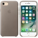 Apple Leather Case iPhone 7, taupe