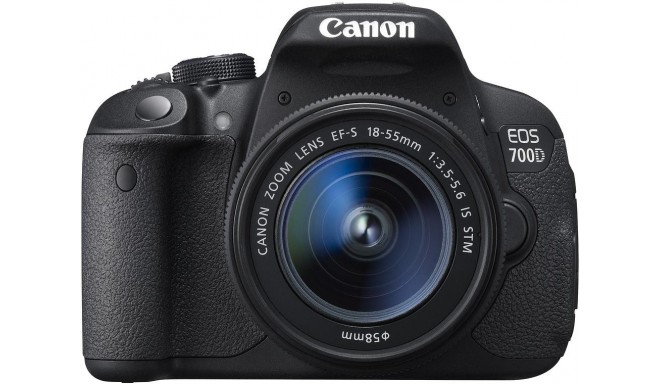 Canon EOS 700D + 18-55mm IS STM + Eneride akumulators