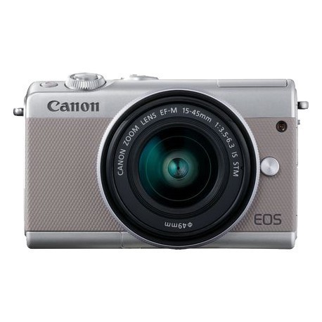 Canon EOS M100 + EF-M 15-45mm IS STM, hõbedane