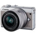 Canon EOS M100 + EF-M 15-45mm IS STM, silver