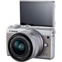 Canon EOS M100 + EF-M 15-45mm IS STM, silver