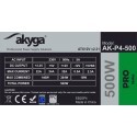 Akyga Pro Semi-Modular ATX Power Supply 500W AK-P4-500 Fan12cm P8 5xSATA 2xPCI-E