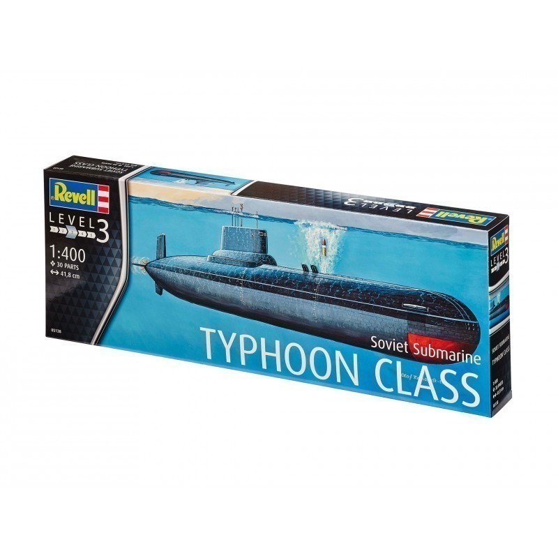 russian typhoon submarine model kit