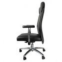 4Worldstyle Office Armchair H008, artificial leather, black