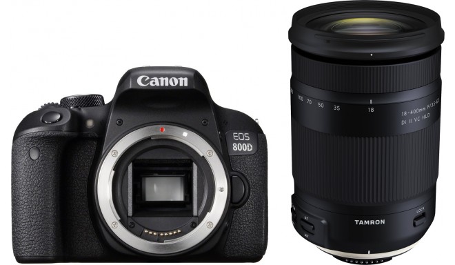Canon EOS 800D + Tamron 18-400 мм