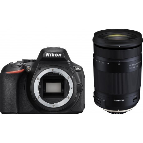 Nikon D5600 + Tamron 18-400 мм, черный
