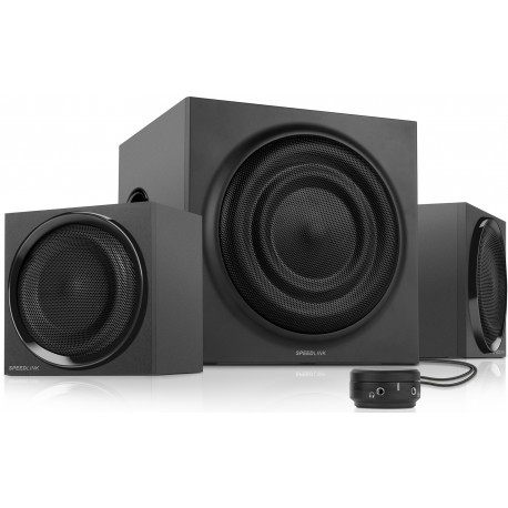 Speedlink kõlarid 2.1 Quanum (SL-8238-BK)