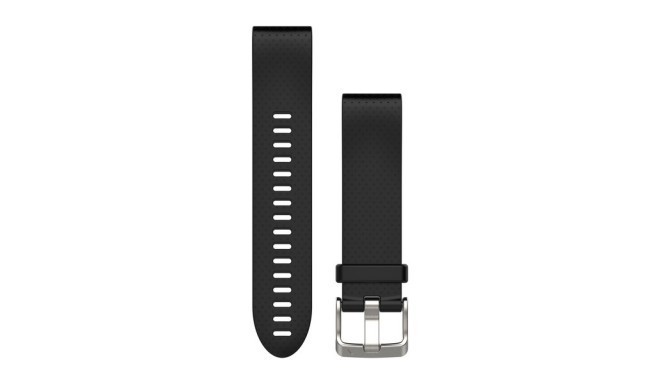 20mm QuickFit Black Silicone Band