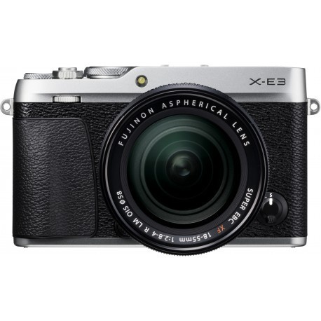 Fujifilm X-E3 + 18-55mm Kit, hõbedane