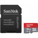SanDisk memory card microSDHC 16GB Ultra 98MB/s + adapter