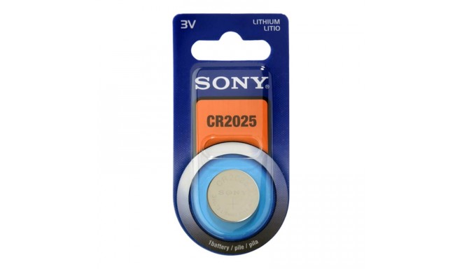 1 x CR2025 liitium patarei, Sony