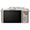 Olympus PEN Lite E-PL8 + 14-42mm II R Kit, brown/silver