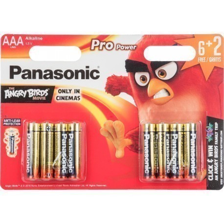 Panasonic Pro Power battery LR03PPG/8B (6+2) AB