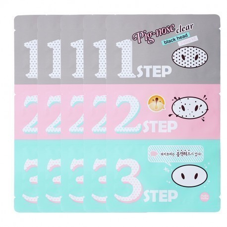 Holika Holika Pig Nose Clear Blackhead 3-Step Kit 5 Set