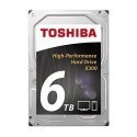 HDD | TOSHIBA | 6TB | SATA 3.0 | 128 MB | 7200 rpm | 3,5" | HDWE160UZSVA