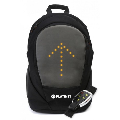 Platinet mugursoma 15,6" Bike LED Blinker