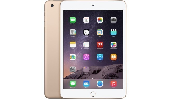 Apple iPad Mini 3 16GB WiFi + 4G A1600, zeltīts