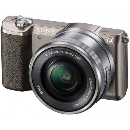 Sony a5100 + 16-50mm komplekts, brūns