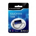 Silicon Power 16 GB USB 2.0 Touch 810 sinine