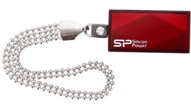 Silicon Power zibatmiņa 16GB USB 2.0 Touch 810, sarkana