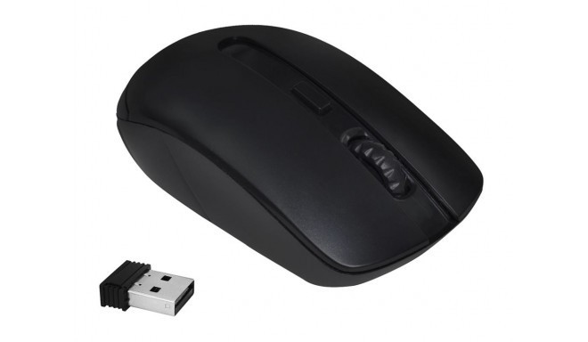 MSONIC Wireless optical mouse SILENT MX703UK 4D, 1600DPI, 2.4GHz, black