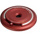 Olympus kerekork-objektiiv 15mm f/8.0, punane
