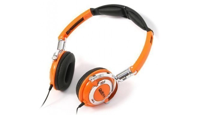 Omega Freestyle kõrvaklapid + mikrofon FH0022, oranž